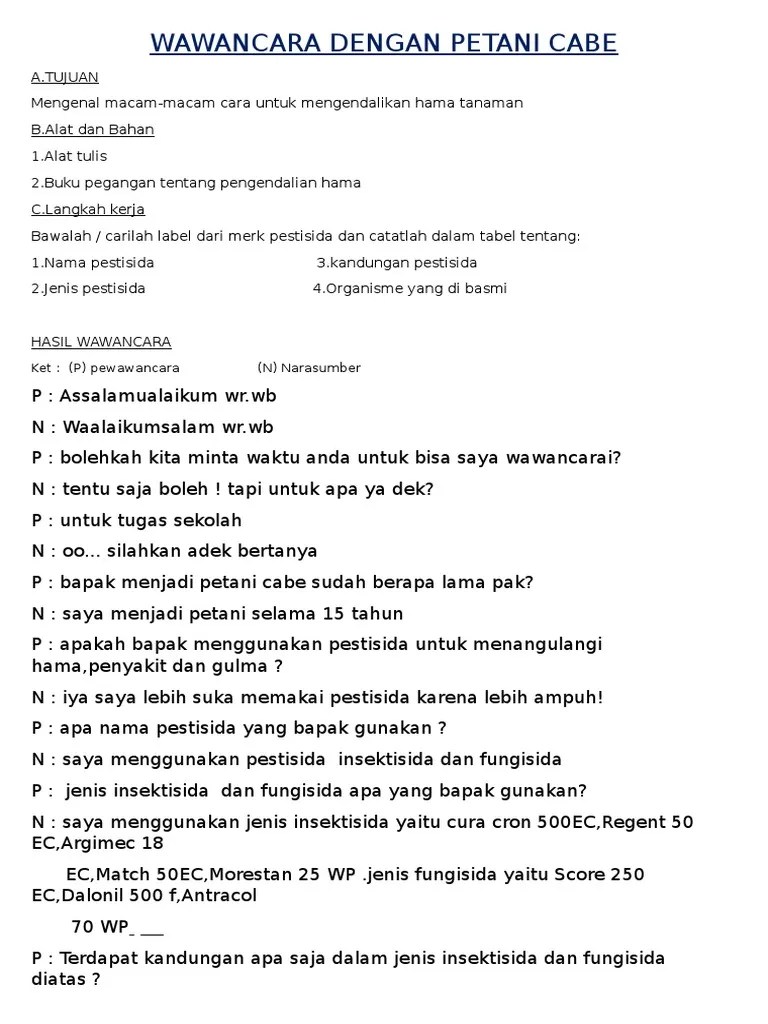 Teks wawancara (berbagai macam tema) wawancara dengan pedagang sayur . Contoh Wawancara Dengan Petani Sayuran Beinyu Com