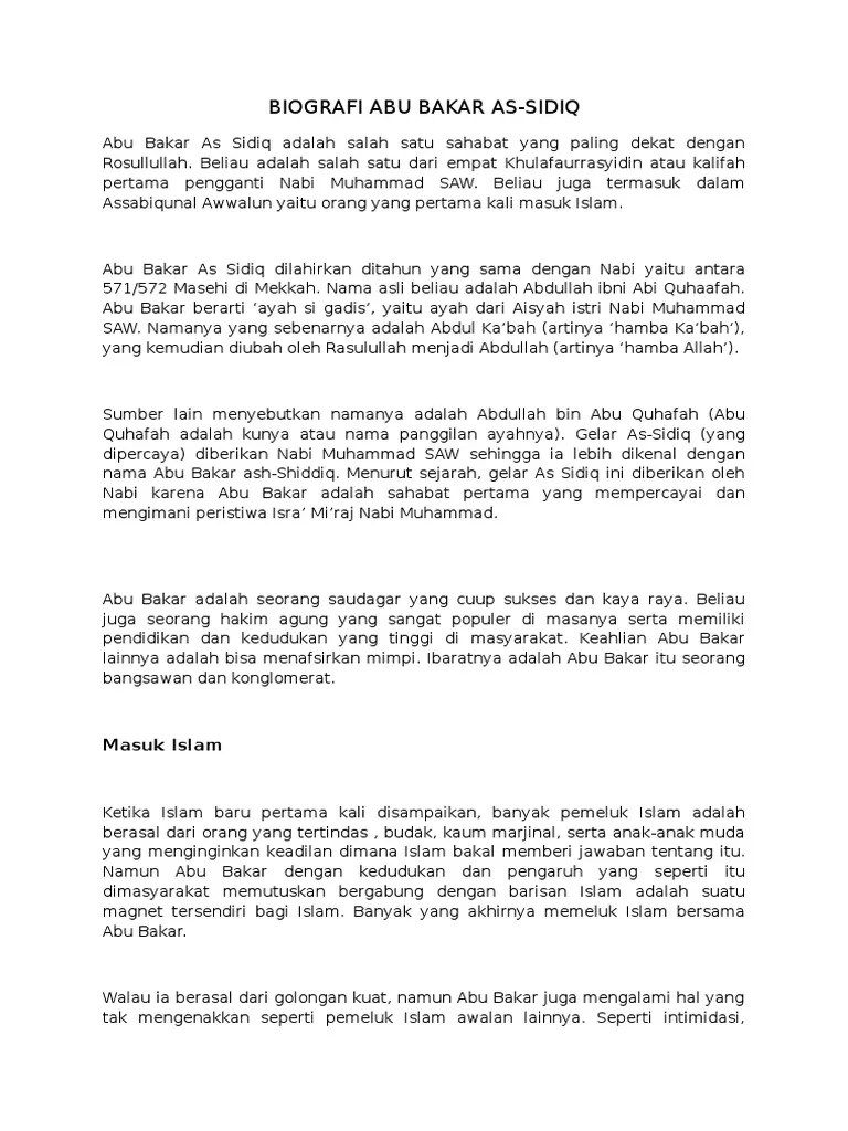 Sahabat Nabi Yang Pertama Kali Masuk Islam Adalah