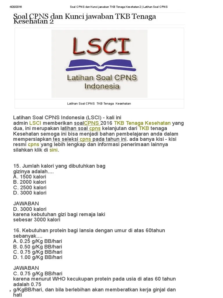 Silahkan dipelajari dengan maksimal semua contoh soal skb analis. Contoh Soal Tkb Pranata Laboratorium Kesehatan Terampil Pdf Berbagi Contoh Soal