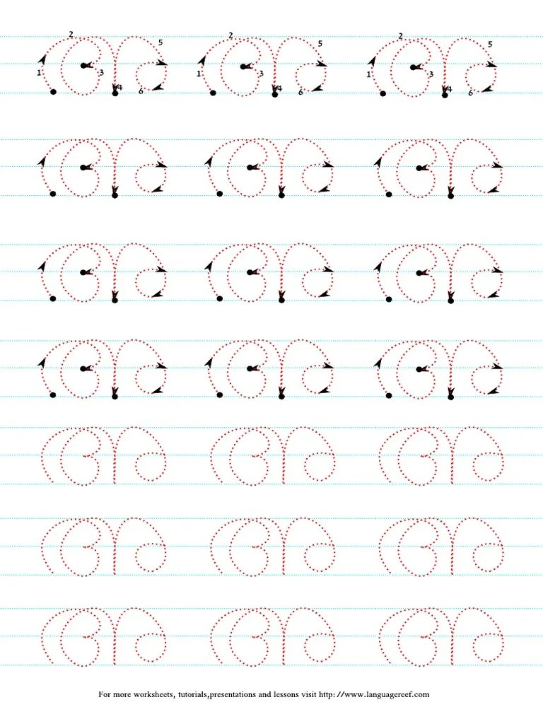 malayalam vowels worksheet dotted format pdf writing collation
