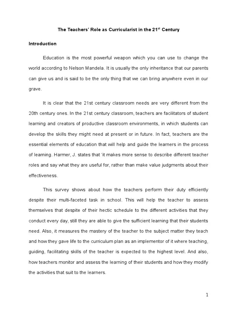 Survey Printtt | PDF | Teachers | Curriculum