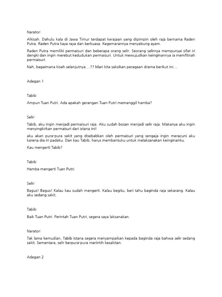 Naskah Cindelaras – Belajar