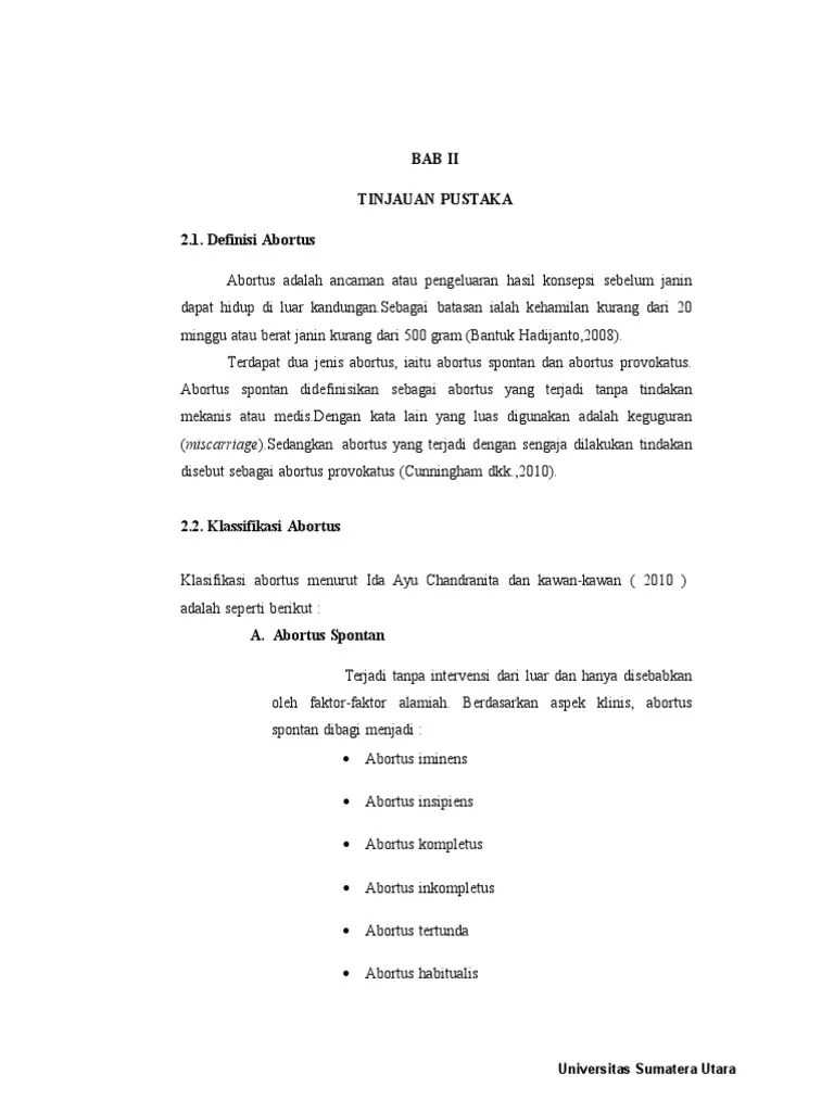 Macam-Macam Abortus | PDF