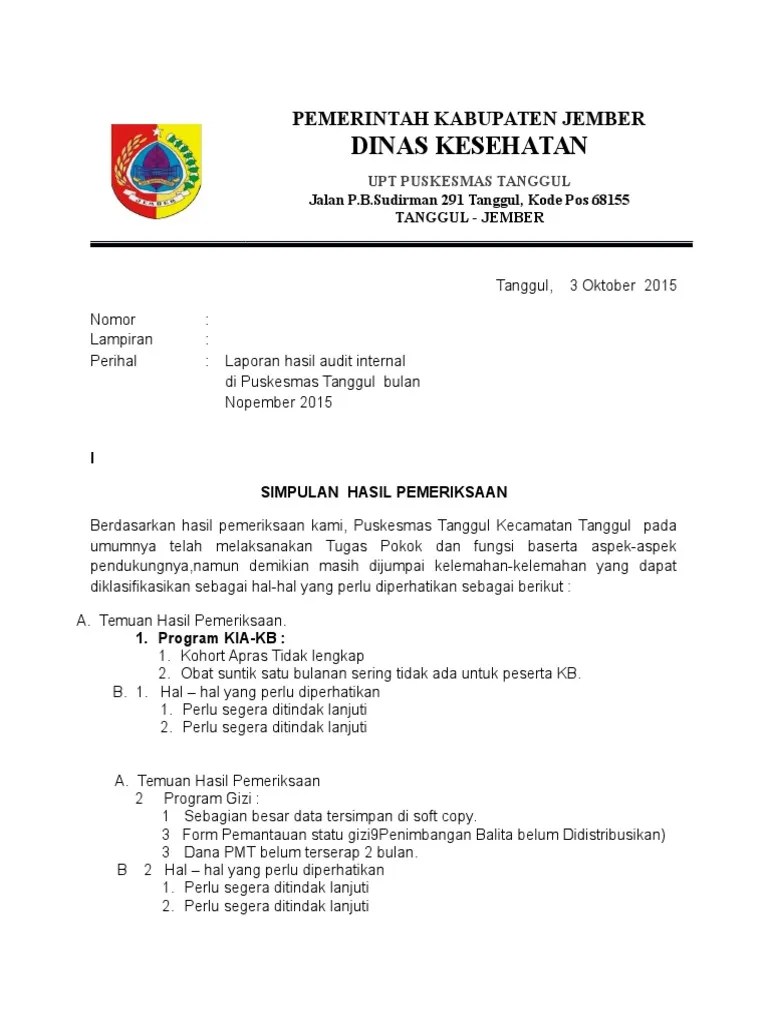 Pemeriksa keuangan (bpk) perwakilan provinsi kalimantan timur, . 3 1 4 3 Laporan Hasil Audit