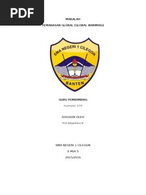 Buku atau sumber lain yang sekiranya berkaitan dengan materi pemanasan Makalah Fisika Pemanasan Global Pdf