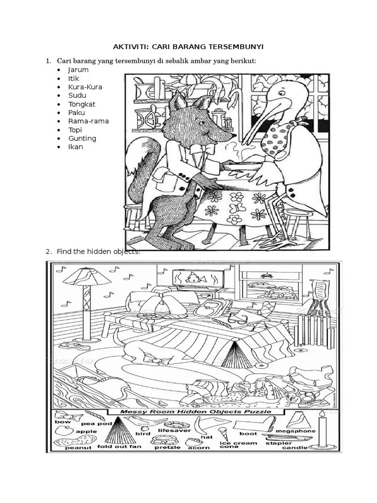 Disebabkan itu dia telah menerbitkan sebuah . Aktiviti Cari Benda Tersembunyi Pdf
