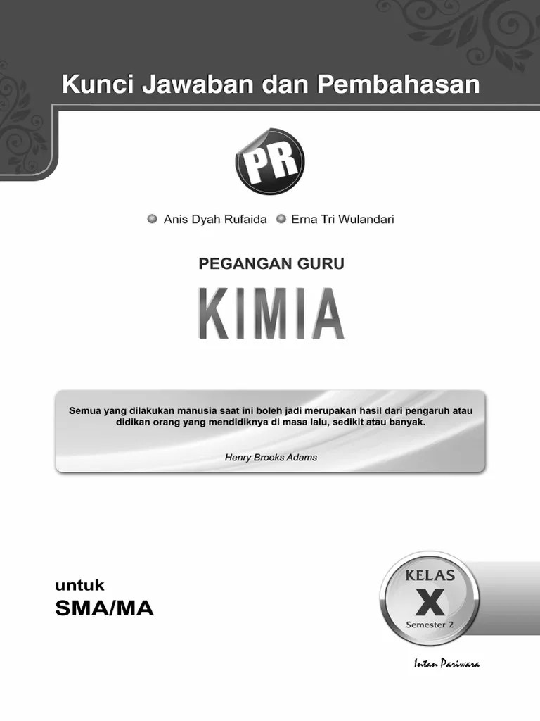 01 Kunci Jawaban Dan Pembahasan KIMIA XB | PDF