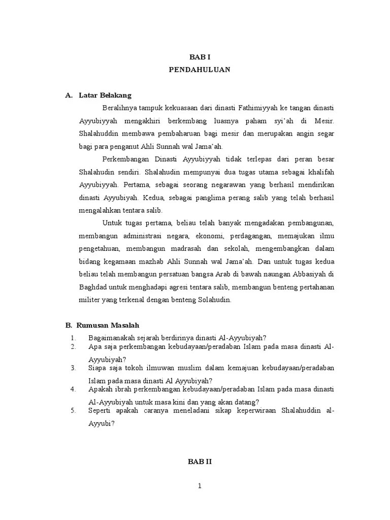 Apa Ibrah Yang Dapat Kita Ambil Dari Sejarah Dinasti Ayyubiyah - Seputar  Sejarah