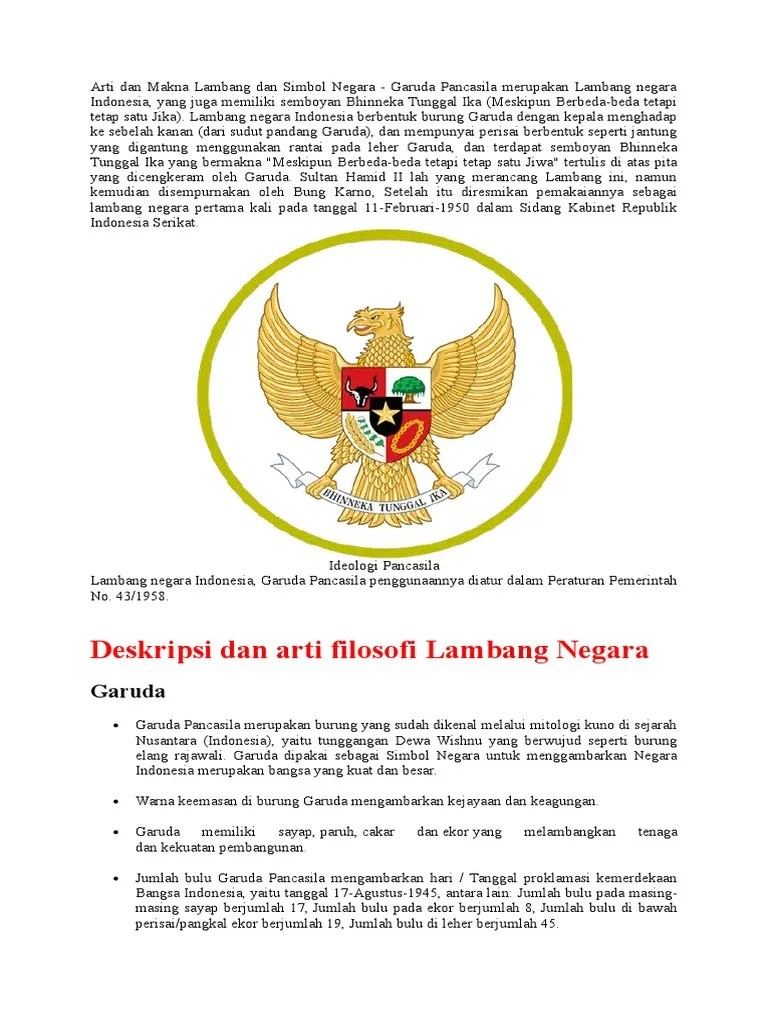 Arti Dan Filosofi Burung Garuda | PDF