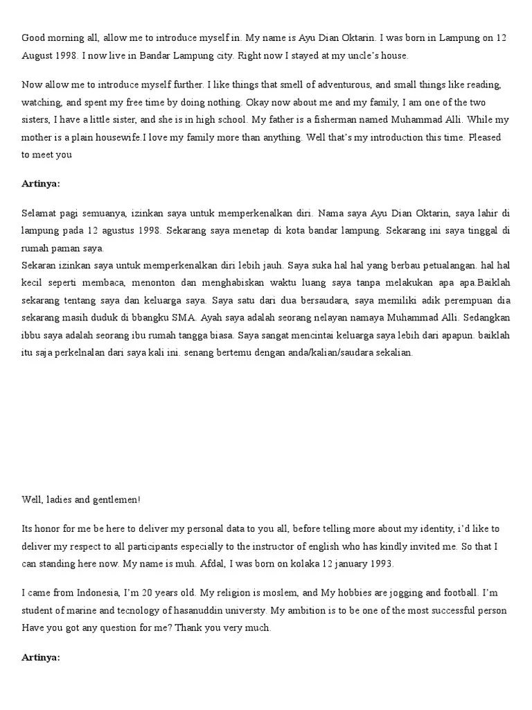 Tugas Bahasa Inggris | PDF