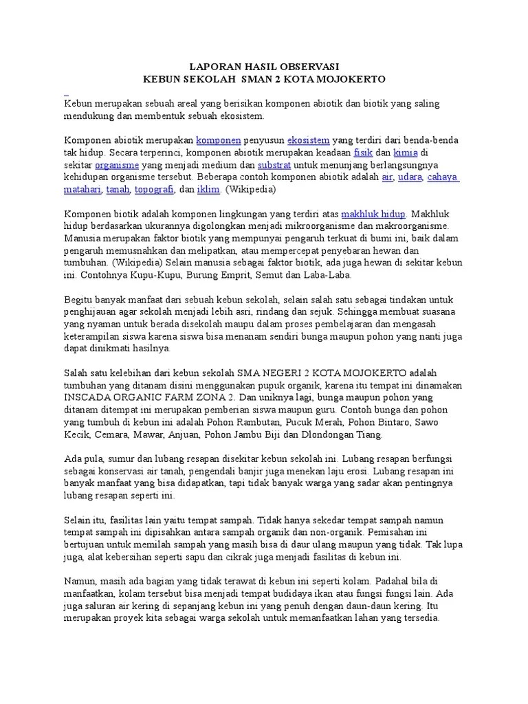 Air bening = air putih 3. Laporan Hasil Observasi Tanaman Jahe Pdf