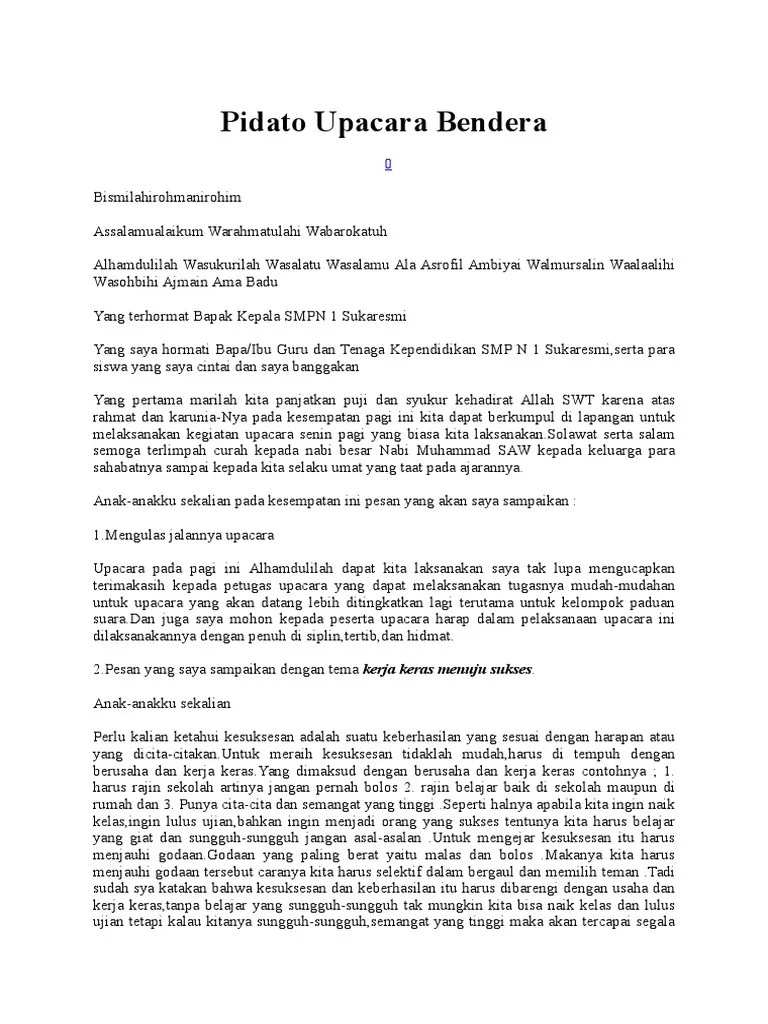 Amanat Pembina Upacara | PDF