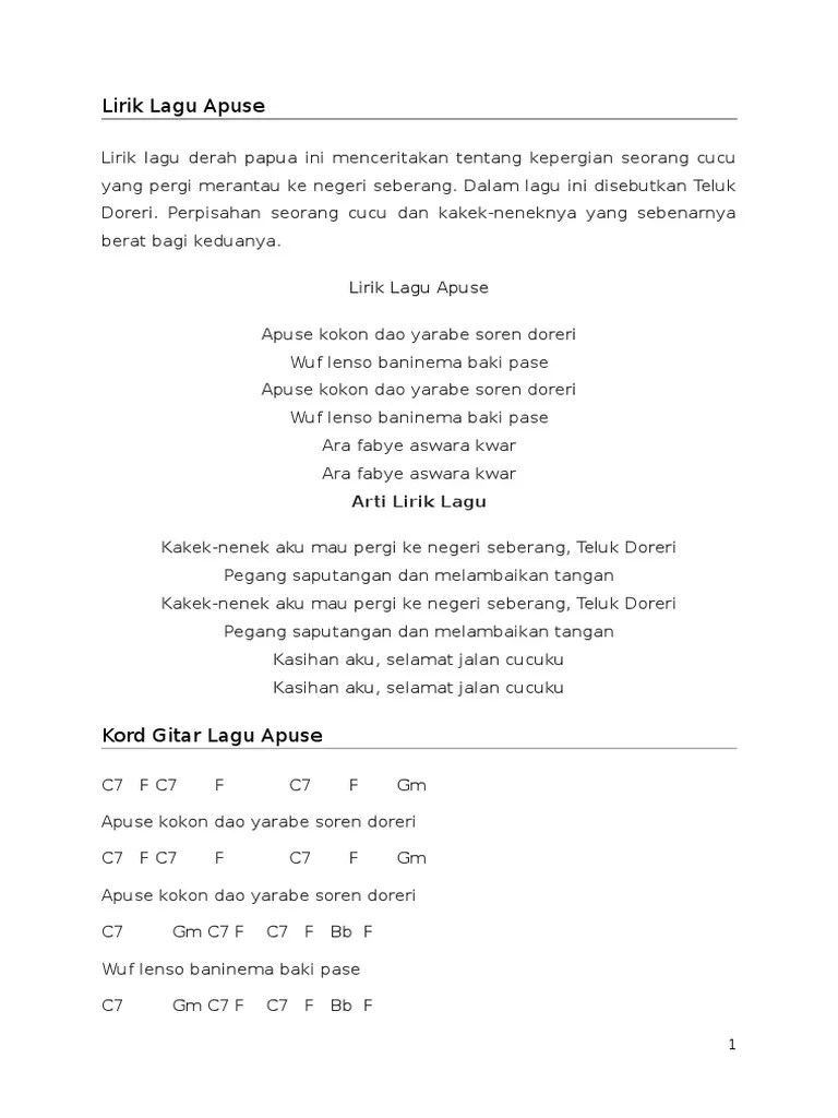 Lirik Lagu Perpisahan Rumah Bujang Kunci Gitar