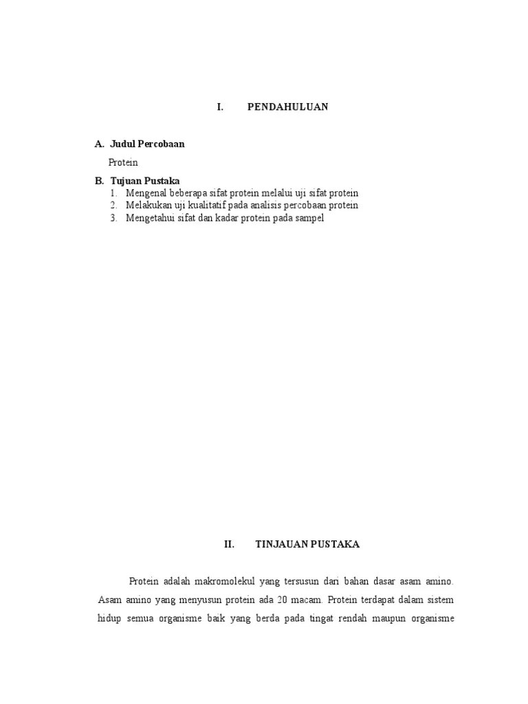 Uji amilum, roti di tetesi dengan reagen lugol bereaksi dan menghasilkan warna . Laporan Praktikum Kimia Organik Protein Pdf