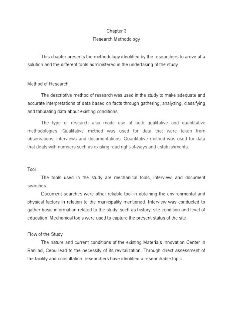 Credits to the real owner of the document.full description. CHAPTER 3 | Qualitative Research | Quantitative Research