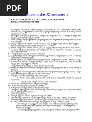 Silahkan dibaca dan dipelajari semoga memudahkan anda dalam mempelajari materi ekonomi kelas xi bab 1. Materi Ekonomi Kelas Xi Semester 1 Pdf