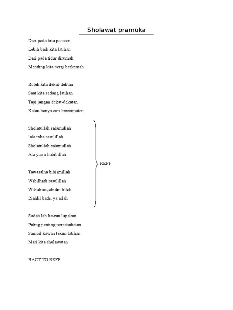 Contoh yel yel pramuka lagu pop regu anggrek lucu iv. Yel Yel Pramuka