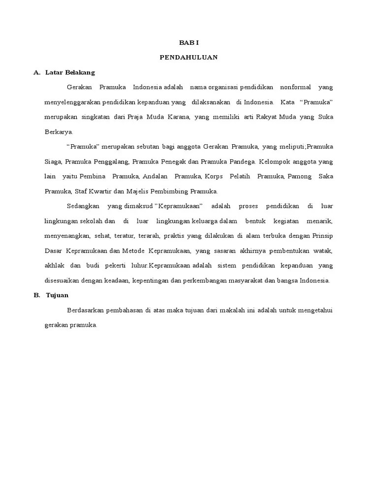 Kesimpulan Pramuka - Blog Materi Pramuka