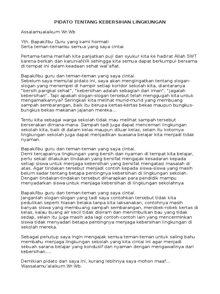 Slogan Lingkungan Sekolah Sehat - Nusagates