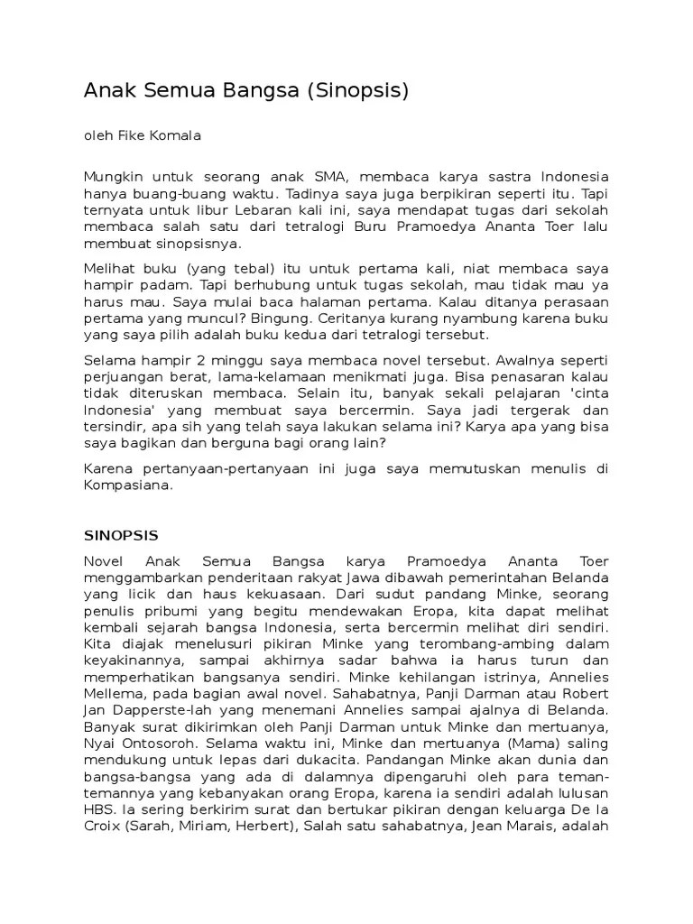 Anak Semua Bangsa | PDF