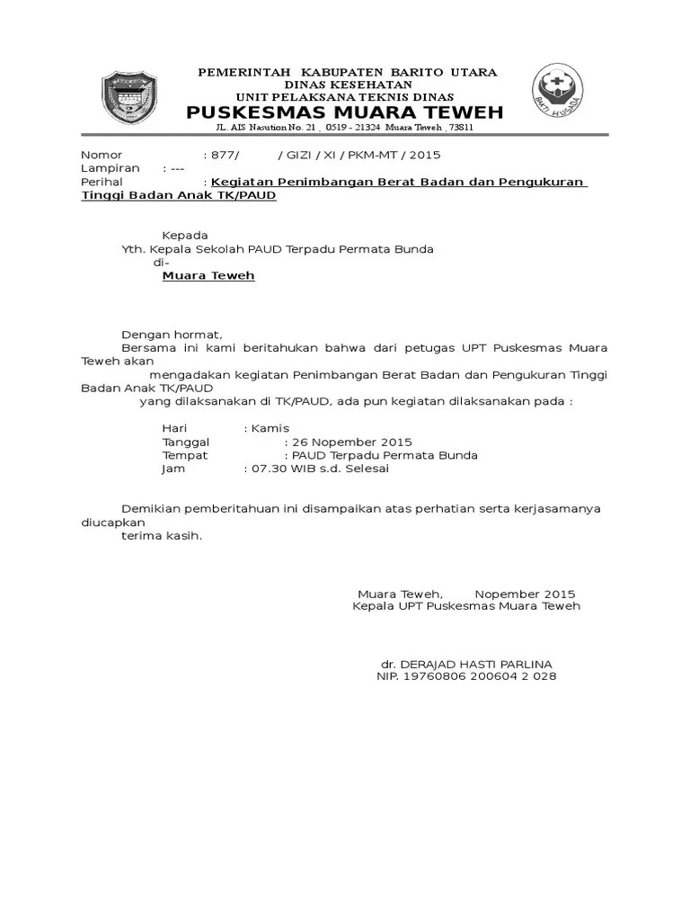 Undangan Penyuluhan ASI Eksklusif Di Posyandu | PDF