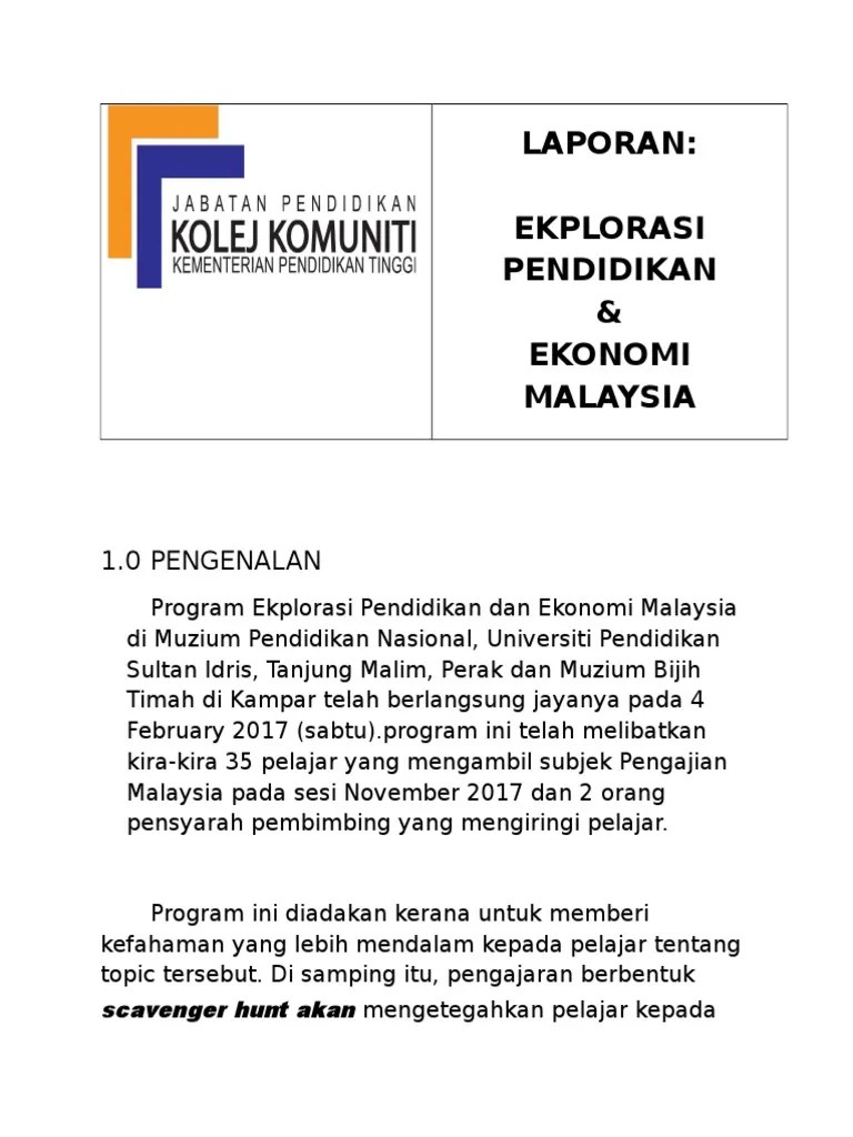 Sila imbas kod qr mysejahtera premis menggunakan kamera telefon; Contoh Laporan Lawatan Pdf