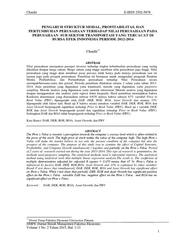 Chaidir - 2015 | PDF