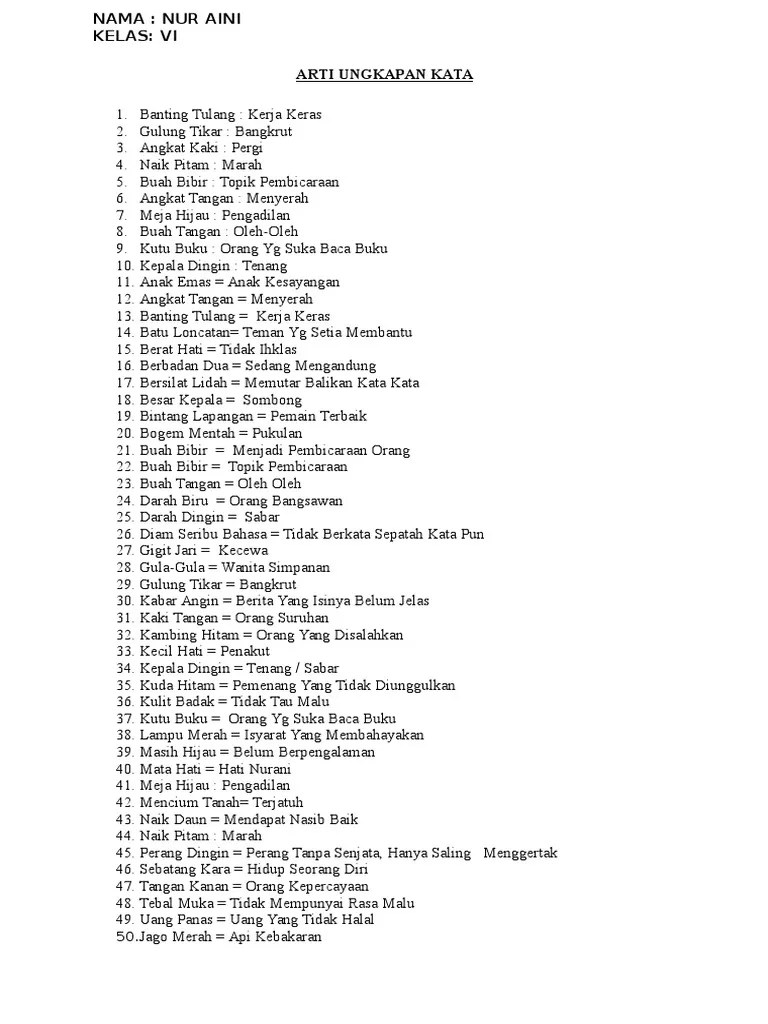 Arti Ungkapan Meja Hijau – Belajar