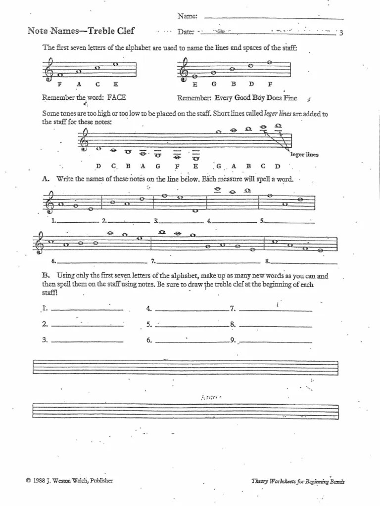notes names treble and bass clef worksheets pdf