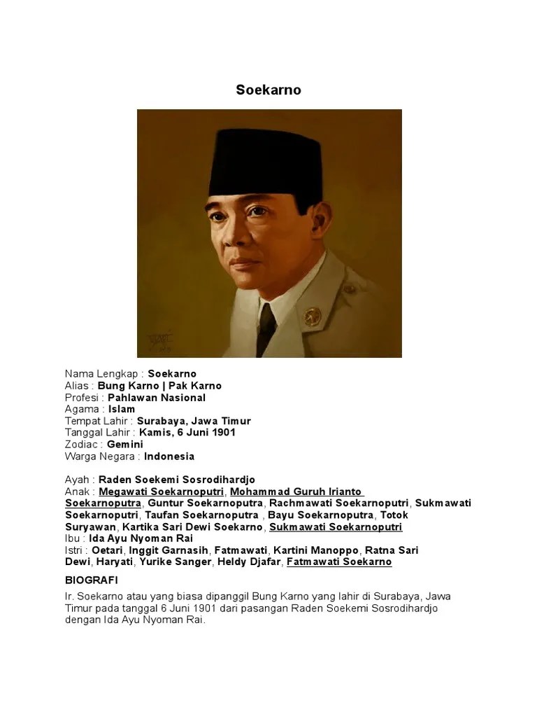 Biografi Soekarno | PDF