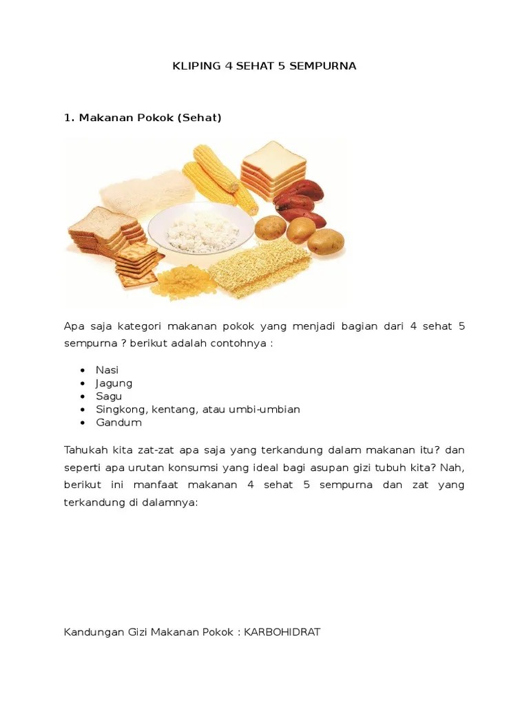 Selain lezat, ikan juga banyak mengandung banyak protein . Kliping 4 Sehat 5 Sempurna