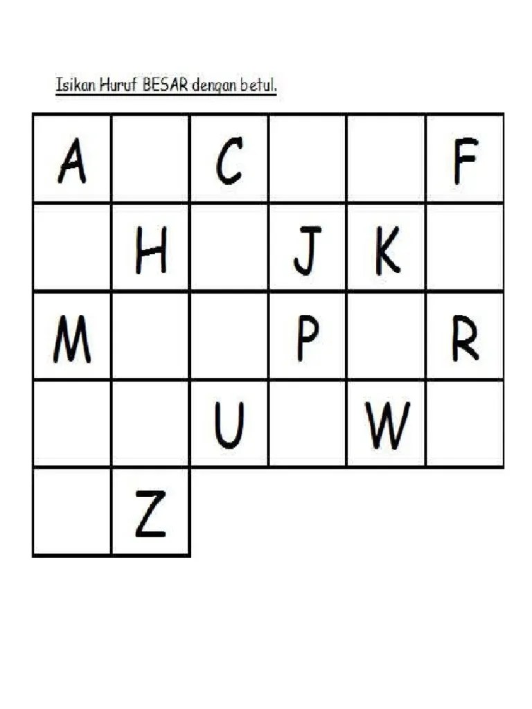 ✓ kenal huruf, sukukata dan perkataan. Latihan Bahasa Melayu Pra Sekolah Pdf