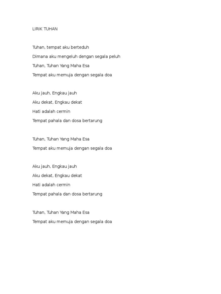 Lirik Lagu Bimbo | PDF