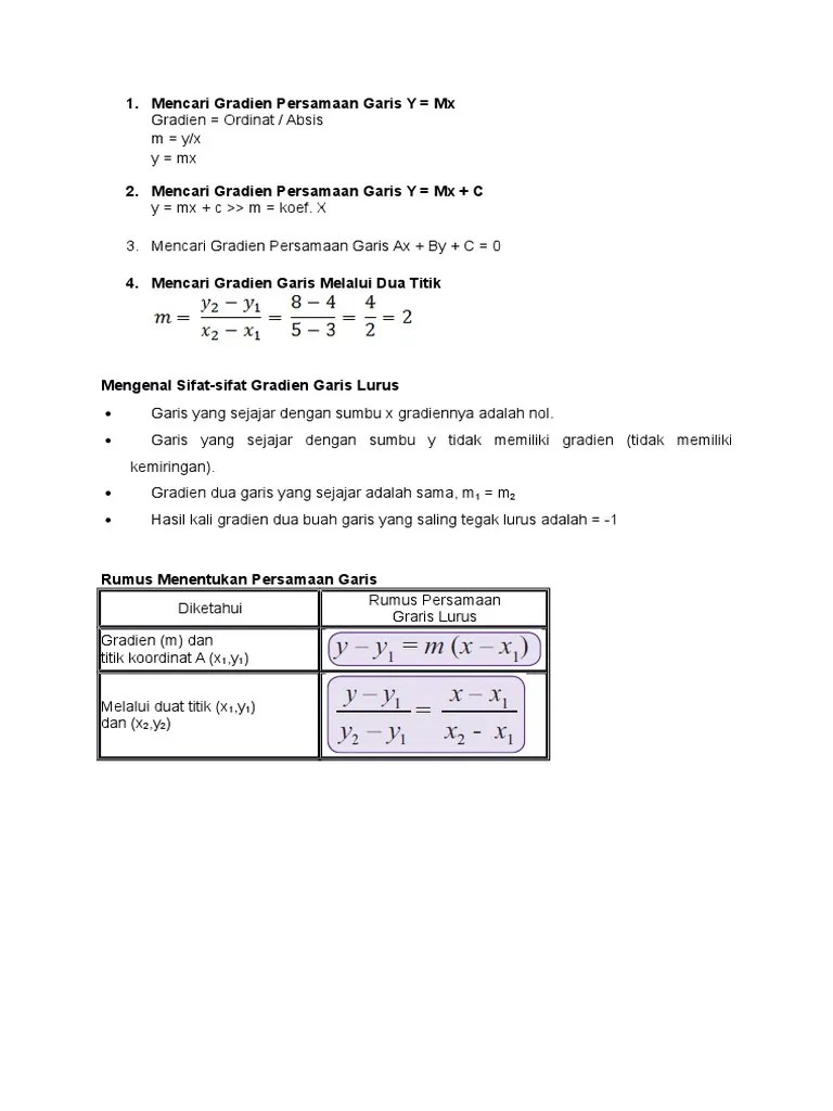 Untuk kasus dua garis berpotongan, hanya akan dibahas yang tegak lurus. Materi Pgl