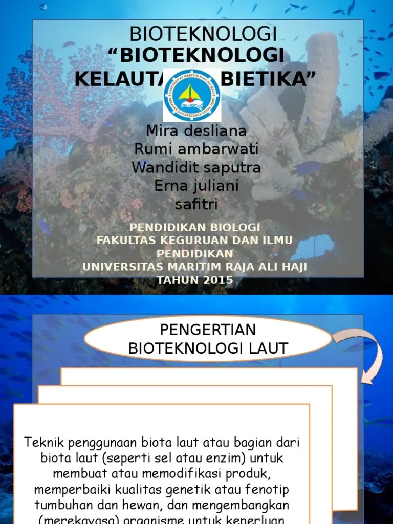 Bioteknologi Kelautan Kel.6 | PDF