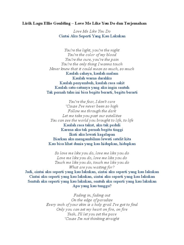 Lirik Lagu Ellie Goulding | PDF