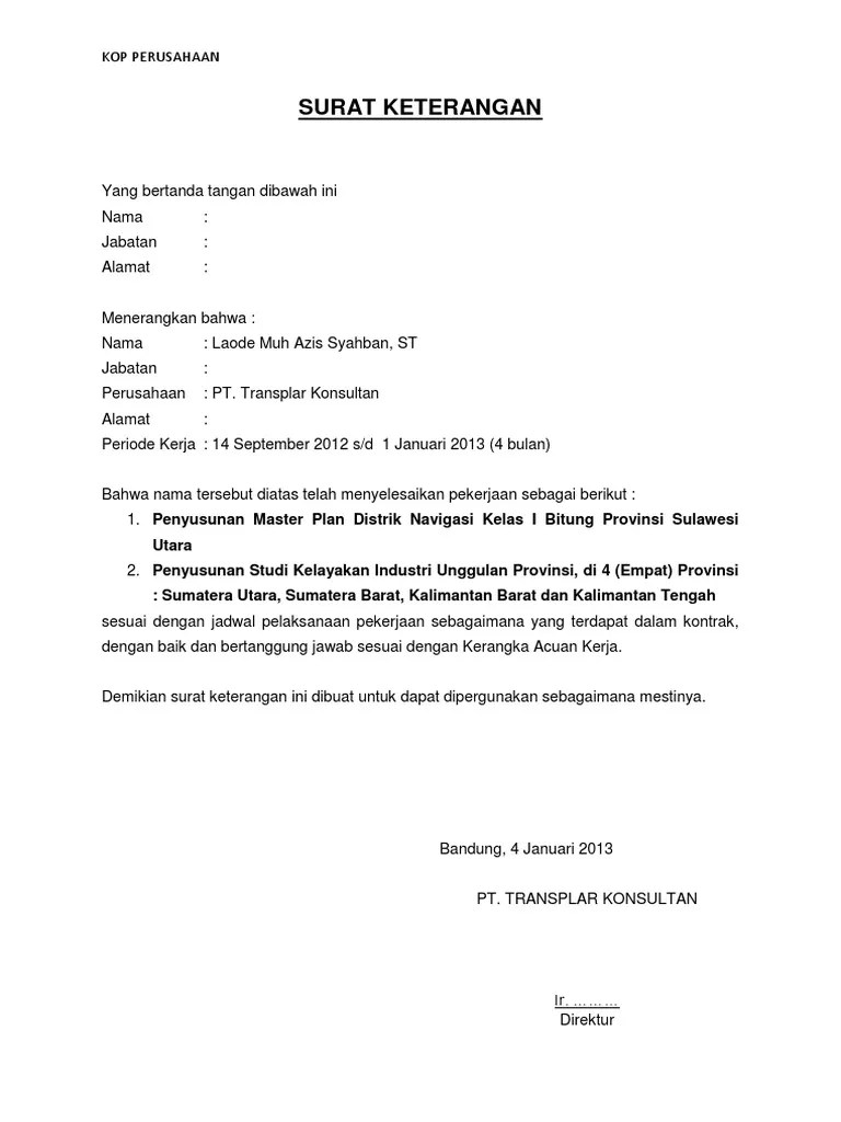 Check spelling or type a new query. Surat Referensi Kerja