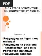 Ppp, lokomotor meaning, lokomotor movements, picture of a cuckoo. Mga Kilos Lokomotor