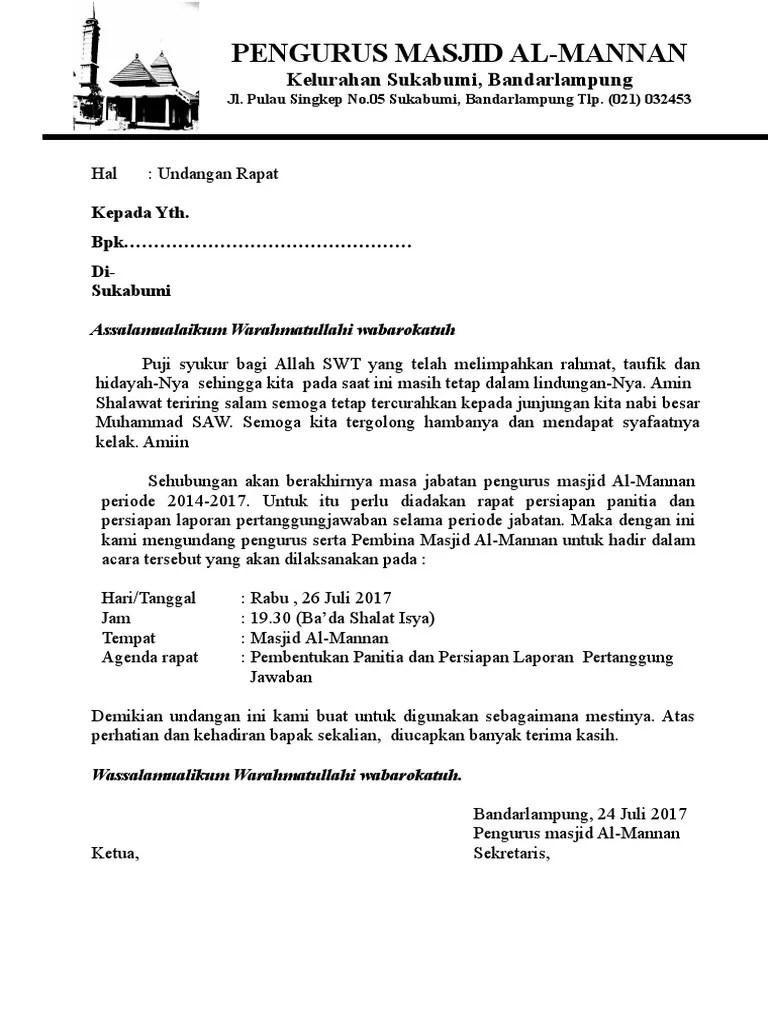 Kumpulan contoh surat undangan terbaru sarungpreneur. Keren 30 Gambar Masjid Untuk Undangan Richi Wallpaper