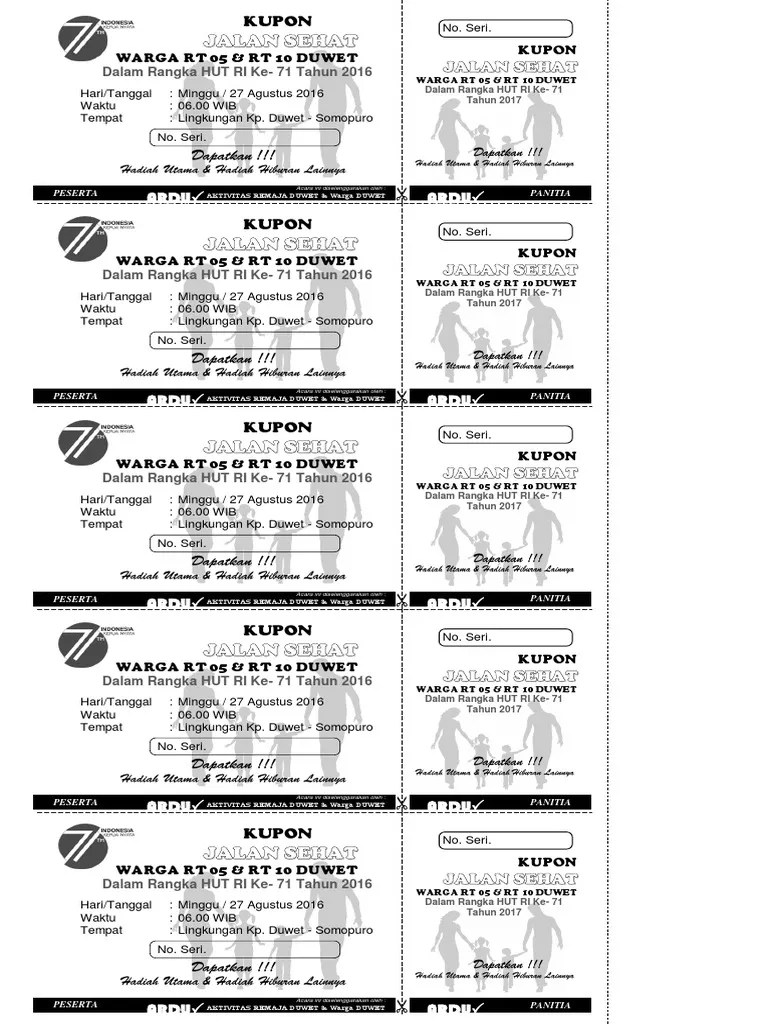 Desain template kupon kupon yang indah, dekorasi, sekuritas daijin nostalgia, efek retro png . Kupon Jalan Sehat Pdf