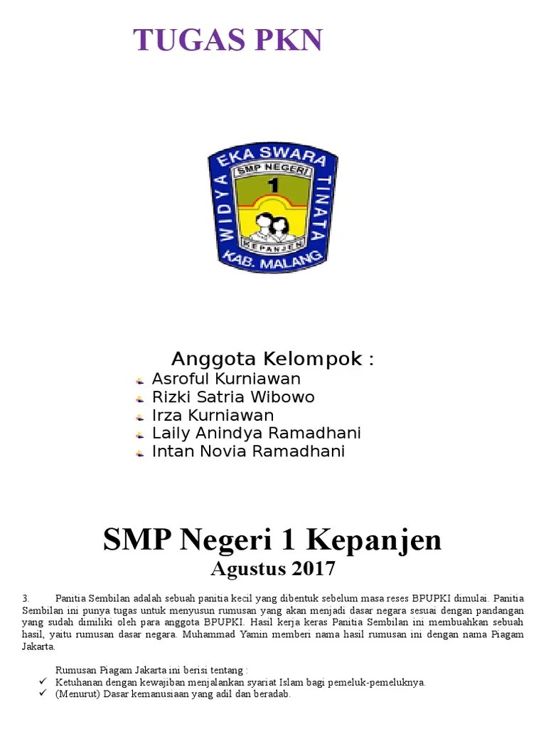 Tugas PKN Ninin | PDF