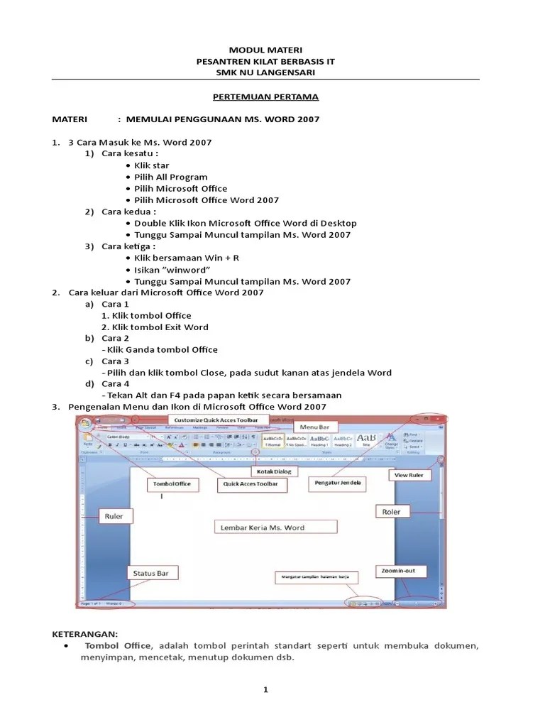 Modul Materi It Sanlat | PDF