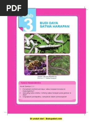 Bab 7 Budi Daya Satwa Harapan | PDF