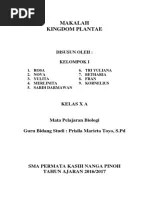 Makalah Biologi Dunia Tumbuhan | PDF