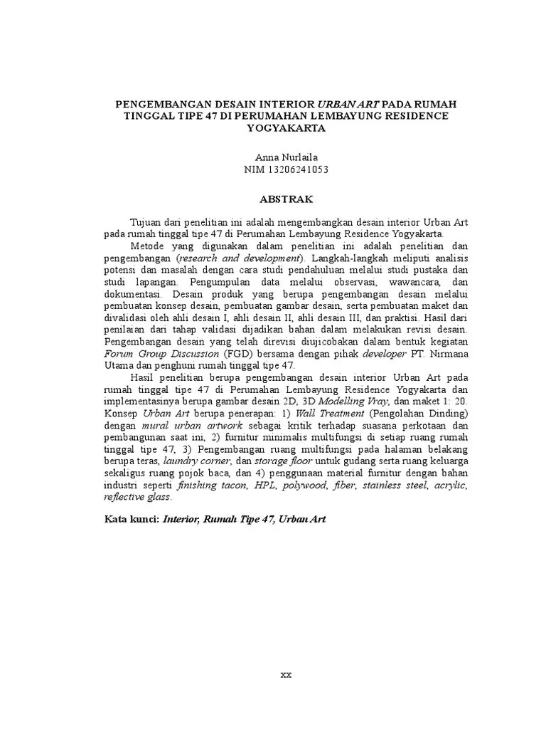 Salah satu tujuan wisata yang saat ini sedang banyak diminati wisatawan . Abstrak Skripsi Bahasa Indonesia Paint Colors