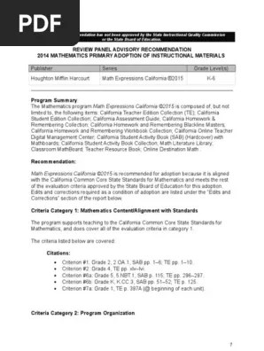 Getting ready for grade 4 lesson 1 pg49. Hmhmathexpressions Pdf Common Core State Standards Initiative Educational Assessment