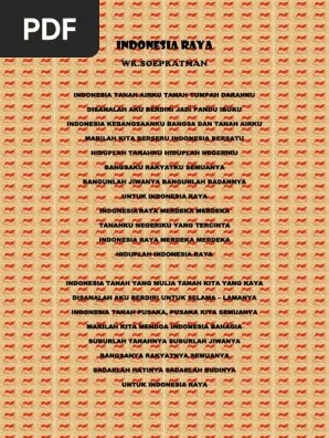 Di sisi lain, mungkin tak banyak yang tahu tentang makna yang terkandung dalam lirik lagu indonesia raya tersebut. Lirik Lagu Indonesia Raya 3 Stanza Pdf