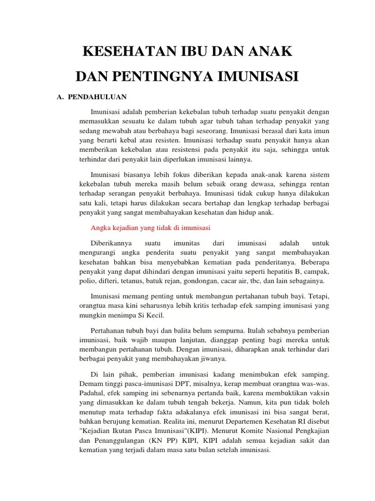 Sap-Kesehatan Ibu Dan Anak (Kurr) | PDF