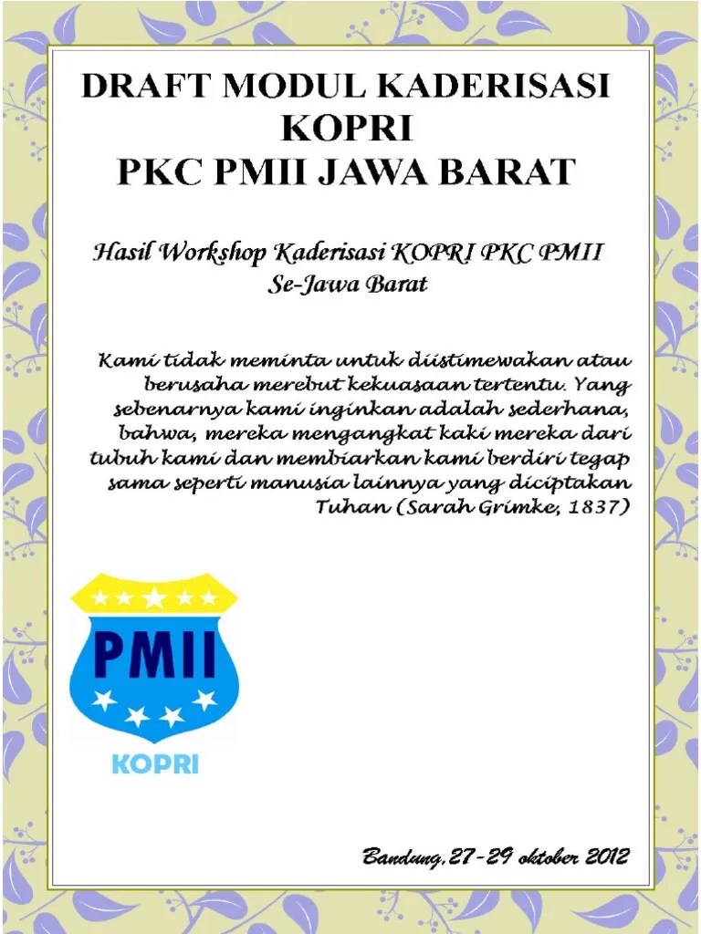 Mengompres file pdf dengan mudah, membuat pdf lebih kecil dan lebih portabel. Contoh Kop Surat Kopri Pmii - Contoh Kop Surat