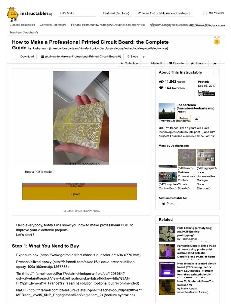 Design and test the prototype circuit— by hand;. How To Make Pcb Pdf